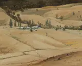 Walter Magilton, Warm Valley, 1983, Oil on Linen