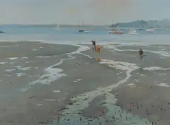 John Maudson, Low Tide, Bayview [NSW], Oil on Canvas on Board