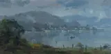 Doug Sealy, Moody Day, Saratoga [NSW], Oil on Canvas Board