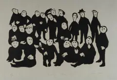 Joyce Allen, Would You Believe It, 1971, Woodcut 6/8