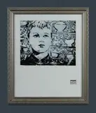 David Bromley, Boy in Interiors, Silkscreen on Linen 796/1000