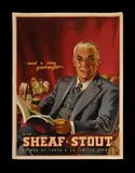 Alan Douglas Baker, Tooths Sheaf Stout Advertising Poster, Lithograph