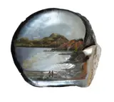 John Philemon Backhouse, Koto Atamaheke, Hot Lake Whaka, Oil on Shell