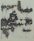 Albert Alcalay, Suspended Isles, 1960, Etching 1/35