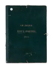Charles Jacque, Volume of 24 Etchings, 1864