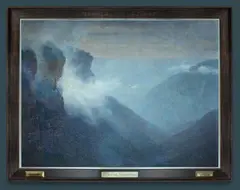 Alfred Coffey, Mist in the Jamison Valley, 1915, Oil on Canvas