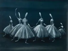 Loudon Sainthill, Les Sylphides, 1942, Gouache