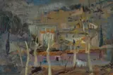 Moya Dyring, Les Dardennes, Oil on Board