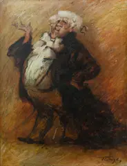 Zoltan Fenyes, I Am Proud, Oil on Board