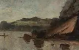 Lloyd Rees, Woodford Bay, Lane Cove, 1941, Oil on Canvas on Board