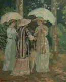 Rupert Bunny, Rencontre dans le Parc ('Dans l'Allée')