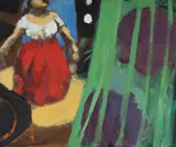 Wendy Sharpe, Carmen & Green Curtain