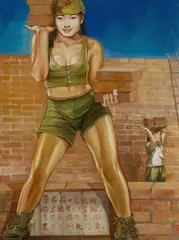 Hu Ming, Soldier, 2006, Oil on Canvas