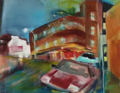 Susan Baird, Hotel Hollywood (Surry Hills, Sydney), 2006, Oil on Linen