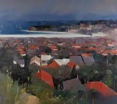 Ji Chen, Across Bondi, 2005, Oil on Canvas