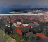 Ji Chen, Across Bondi, 2005, Oil on Canvas