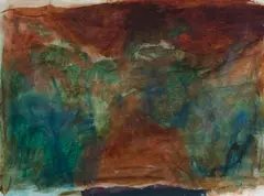 Untitled (Landscape) by Idris Murphy, Handworked Monotype, offered Aug 2022
