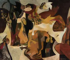 Franz Kempf, The Dreamtime, 1969, Oil on Canvas on Board