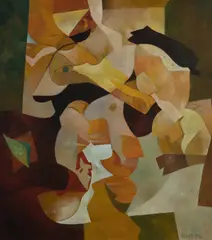 Franz Kempf, Flight, 1970, Oil on Canvas
