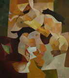 Franz Kempf, Flight, 1970, Oil on Canvas