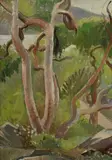 Adelaide Elizabeth Perry, Trees, Wet Afternoon