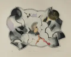 Jock Clutterbuck, Small Turning, 1986, Etching with Aquatint 12/20