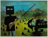Stringy Bark Creek by Sidney Nolan, 1972, S/Print A/P, sold Aug 2022