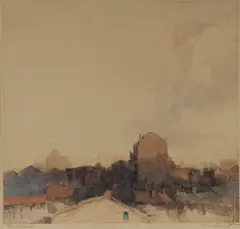 The Shadow by Thomas Balfour Garrett, Monotype, sold Aug 2022