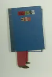 Louis Pratt, The Book Worm, 2001, Book Cover Assemblage/Collage