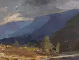 W Rubery Bennett, Burragorang Valley, 1960s, Oil on Board