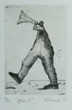 Geoffrey Ricardo, Blurt, 1992, Etching 2/15