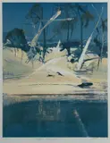 Arthur Boyd, Shoalhaven Landscape 1987, Lithograph 134/137