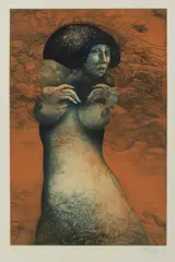 Jörg Schmeisser, Untitled, 1984, Coloured Etching 1/40