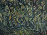 Arthur George Dallimore, Night Crossing, 1974, Oil on Board
