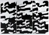 Helen Mueller, Cursive Series (3 Panels), 2005, Aquatint on Paper 2/5
