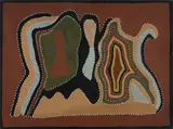Madigan Thomas, Jallangngenung, 2000, Natural Ochres on Canvas
