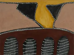 Jack Britten, Ngarrgoorliny Munbin - Purnululu, 2002, Natural Ochres on Canvas