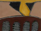 Jack Britten, Ngarrgoorliny Munbin - Purnululu, 2002, Natural Ochres on Canvas