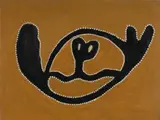 Mabel Juli, Glingennayn, Warloo Country, 2000, Natural Ochres on Canvas