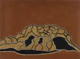 Mabel Juli, Gimmenbynn Cave, 2001, Natural Ochres on Canvas