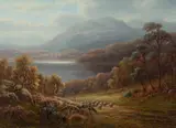 Everett Watson Mellor, Loch Achray and Ben Venue, Oil on Panel