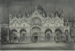 Albany E. Howarth, Basilica di S. Marco, Venice, 1913, Pencil