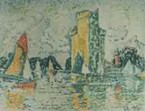 Jacques Villon, Port de la Rochelle, after Paul Signac, Aquatint