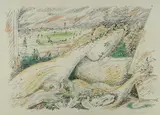 André Masson, Dalila, 1975, Colour Lithograph 109/125