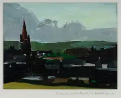 Robert Barnes, Kirkudbright [Scotland], 1992, Oil on Paper