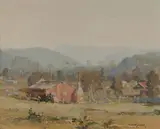 Robert Johnson, Country Landscape with Water Glimpses