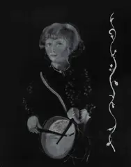 John Young, Drummer Boy (After Derain), Acrylic & Charcoal on Paper