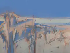 Sandra Leveson-Meares, Untitled, 1983, Acrylic & Pastel on Paper