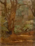 John Ford Paterson, Australian Bush Scene, 1911, Oil on Canvas on Board