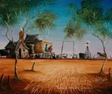 Max Mannix, Lovely Evenin' Gloria, Oil on Board
